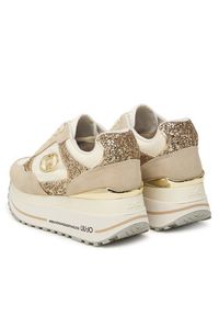 Liu Jo Sneakersy Plus 01 BF5011 PX078 Beżowy. Kolor: beżowy. Materiał: zamsz, skóra #4