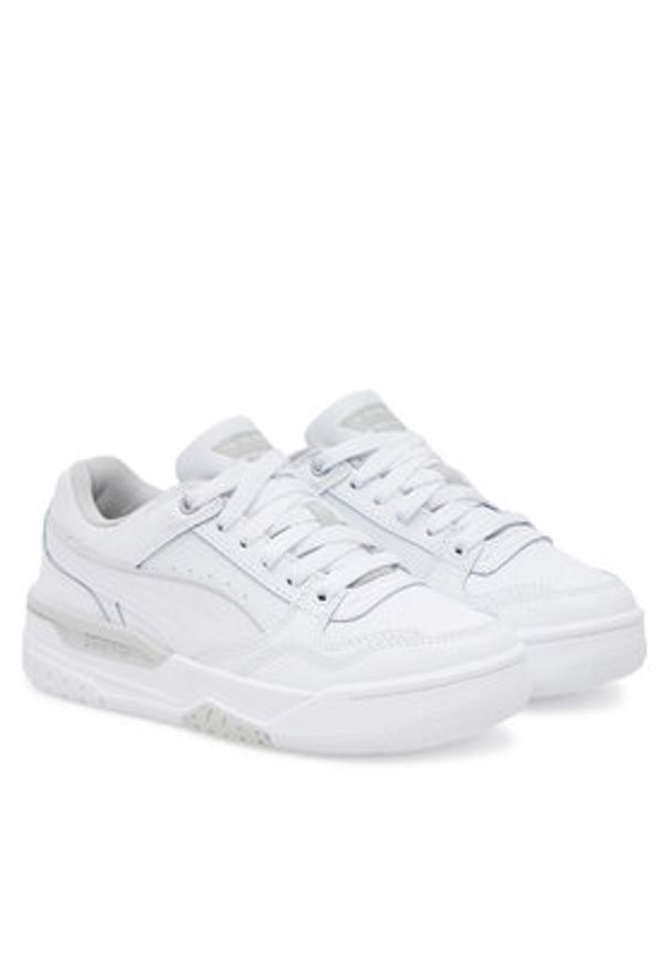 Puma Sneakersy Rebound Retro Jr 401564 01 Biały. Kolor: biały. Materiał: skóra