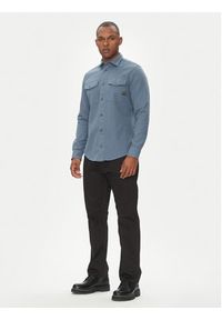 G-Star RAW - G-Star Raw Koszula Marine D24963-D454 Niebieski Slim Fit. Kolor: niebieski. Materiał: bawełna. Styl: marine #5