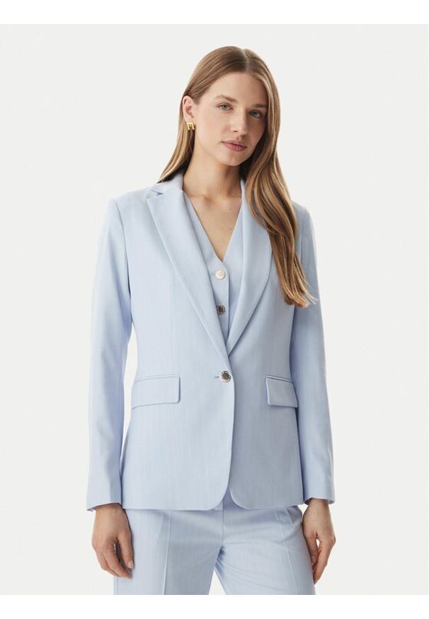 Morgan Marynarka 261-VTYA.F Niebieski jasny Regular Fit. Kolor: niebieski. Materiał: syntetyk