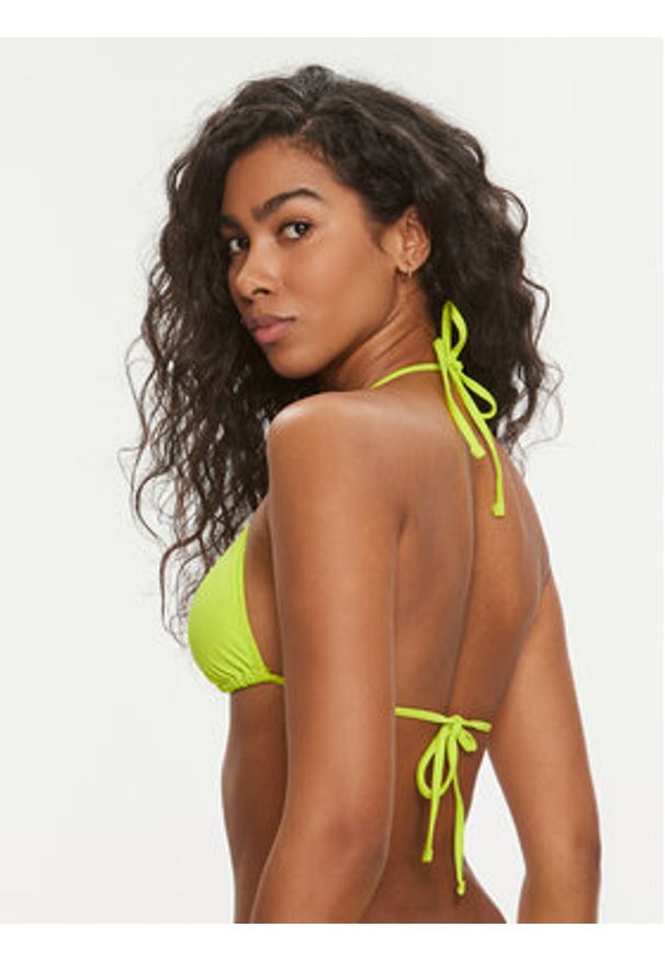 Guess Góra od bikini E4GJ00 LY00K Zielony. Kolor: zielony. Materiał: syntetyk