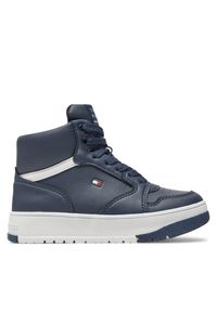 TOMMY HILFIGER - Sneakersy Tommy Hilfiger. Kolor: niebieski