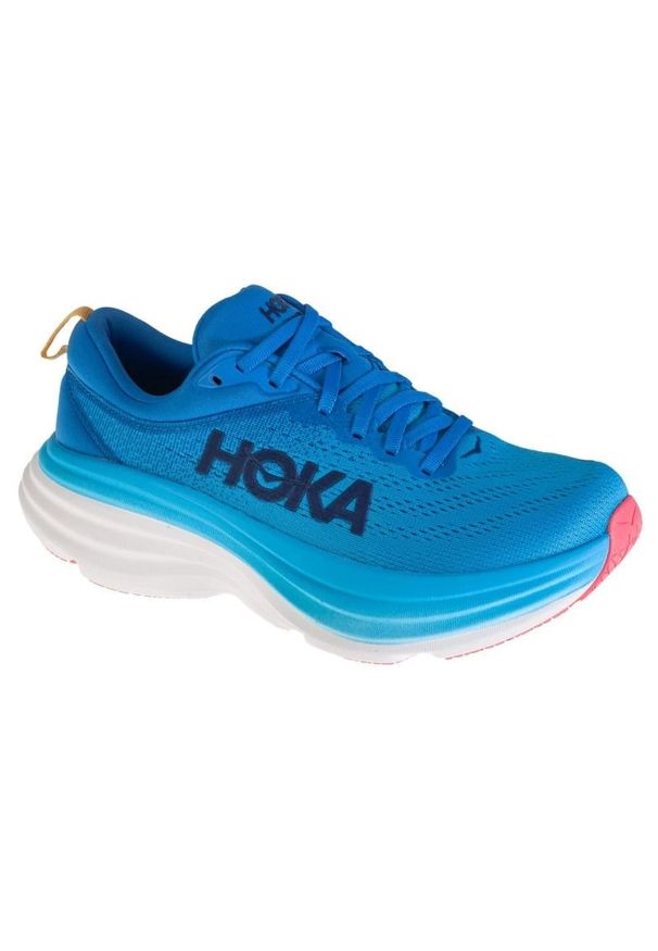 HOKA - Buty Hoka Bondi 8 1127952-VSW niebieskie. Kolor: niebieski. Materiał: materiał. Sport: bieganie, fitness