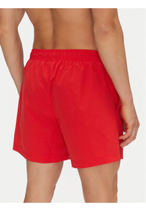 Jack & Jones - Jack&Jones Szorty kąpielowe Maui 12278729 Czerwony Regular Fit. Kolor: czerwony