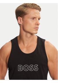 BOSS - Boss Tank top 50491711 Czarny Regular Fit. Kolor: czarny. Materiał: bawełna #6