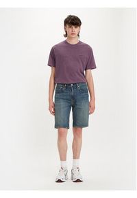 Levi's® Szorty jeansowe 398640100 Granatowy Straight Fit. Kolor: niebieski. Materiał: bawełna, jeans #5