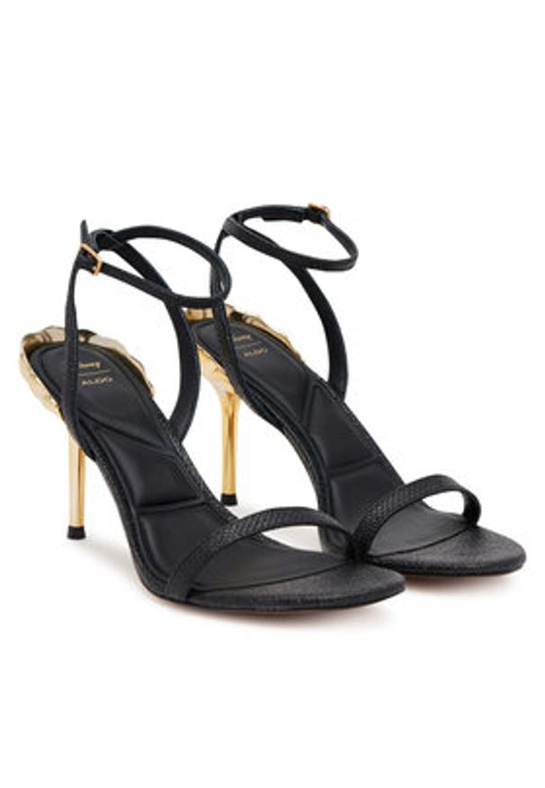 Aldo Sandały Ursulaheel 14008289 Czarny. Kolor: czarny. Materiał: skóra