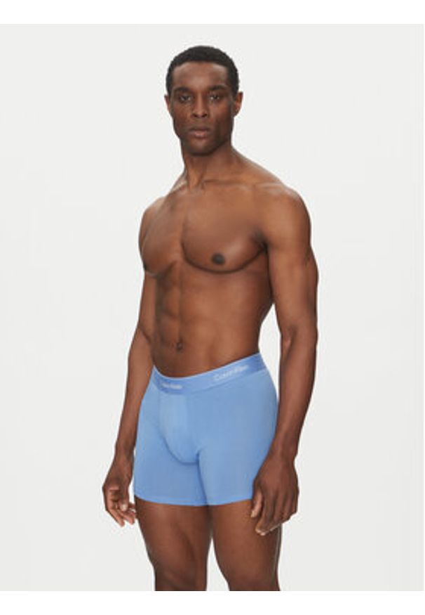 Calvin Klein Underwear Komplet 3 par bokserek LV00NB4394 Kolorowy. Materiał: bawełna. Wzór: kolorowy