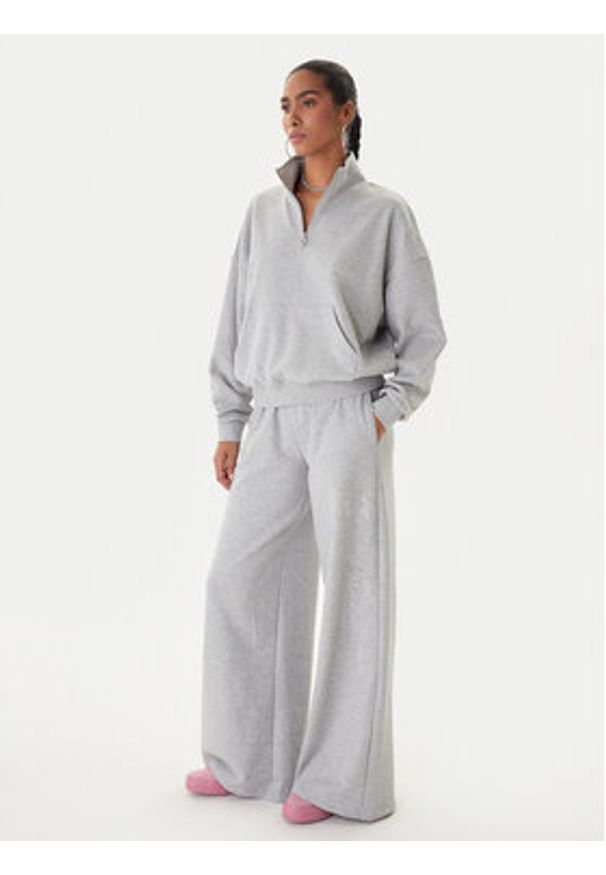 Juicy Couture Spodnie dresowe Annen JCWBJ225320 Szary Wide Leg. Kolor: szary. Materiał: syntetyk