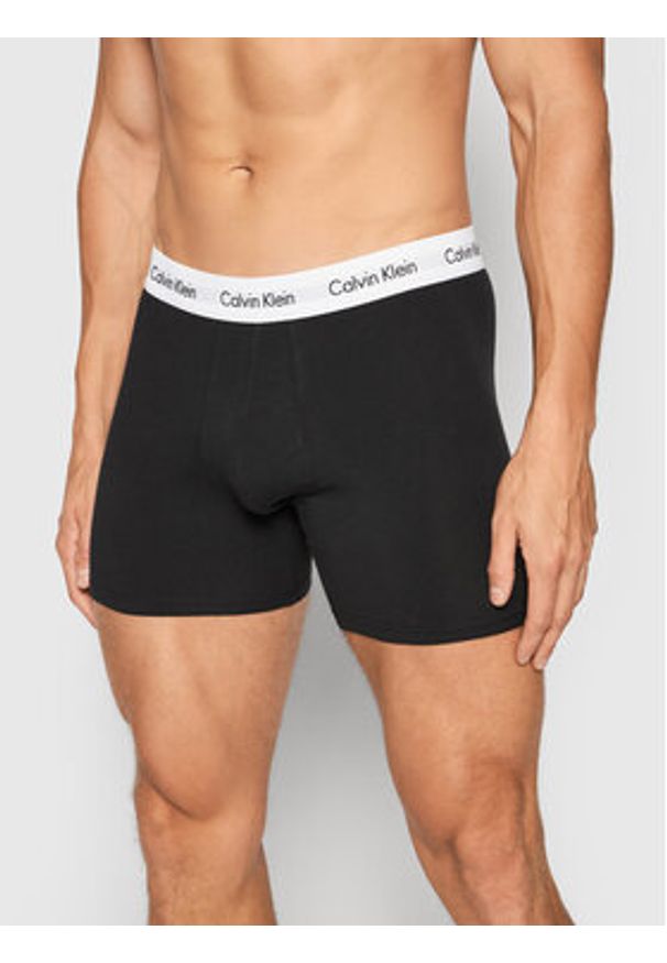 Calvin Klein Underwear Komplet 3 par bokserek 000NB1770A Czarny. Kolor: czarny. Materiał: bawełna
