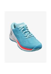 Buty tenisowe damskie Wilson Rush Pro Ace clay scuba. Kolor: wielokolorowy, czerwony, biały, niebieski. Sport: tenis