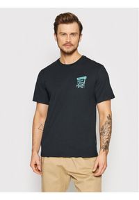Converse T-Shirt Playera Fast Food 10022934-A01 Czarny Standard Fit. Kolor: czarny. Materiał: bawełna #1