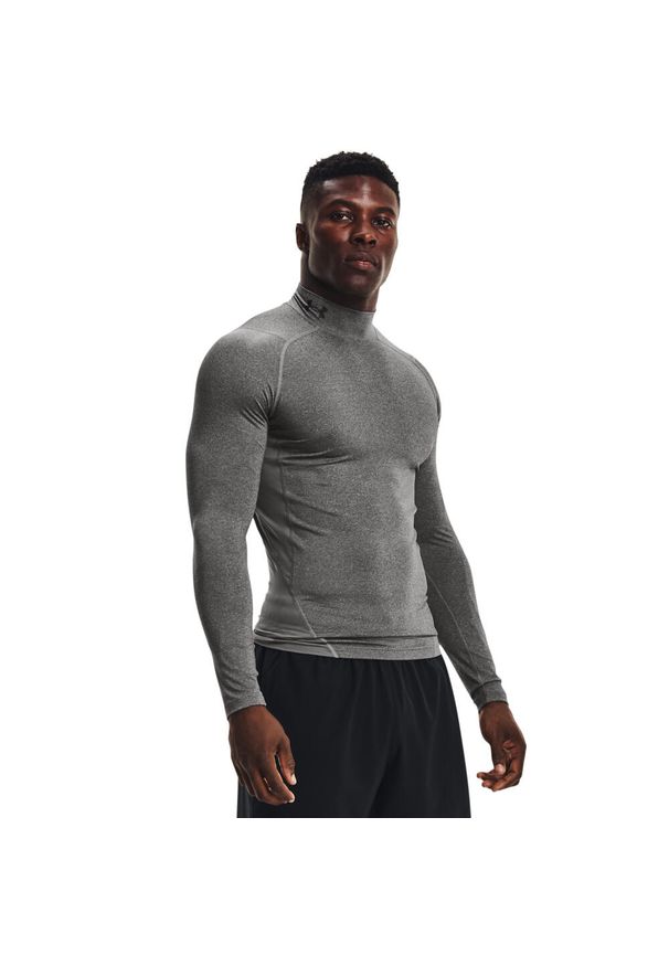 Koszulka z długim rękawem i stójką Under Armour HeatGear®. Typ kołnierza: kołnierzyk stójkowy. Kolor: wielokolorowy, szary, czarny. Długość rękawa: długi rękaw. Długość: długie. Sport: bieganie, fitness
