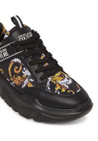 Versace Jeans Couture Sneakersy 78YA3SC2 Czarny. Kolor: czarny. Materiał: skóra #5