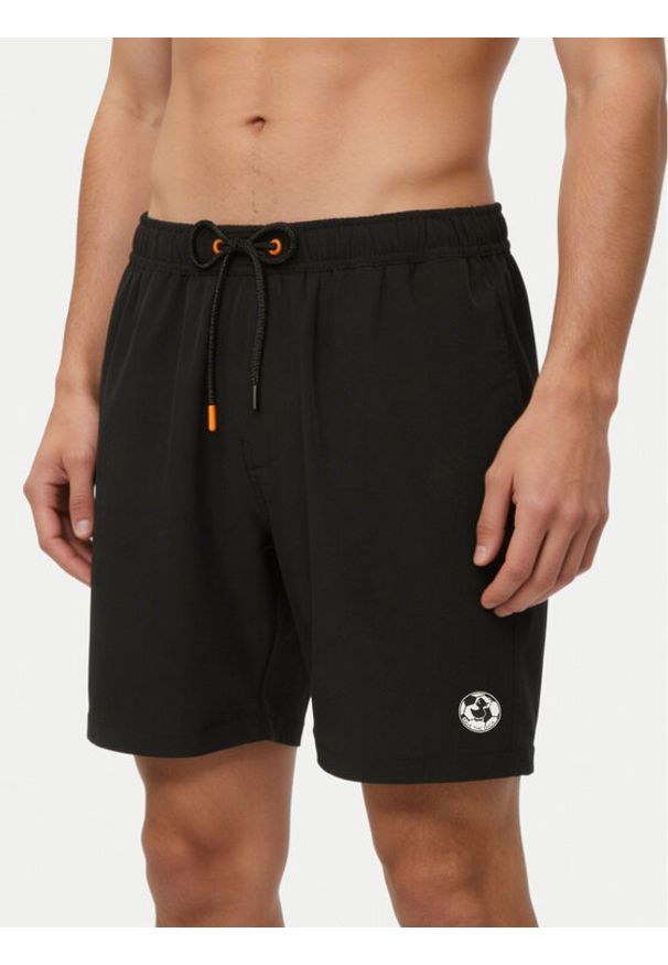 Save The Duck Szorty kąpielowe DW2238M RIPO22 Czarny Regular Fit. Kolor: czarny. Materiał: syntetyk