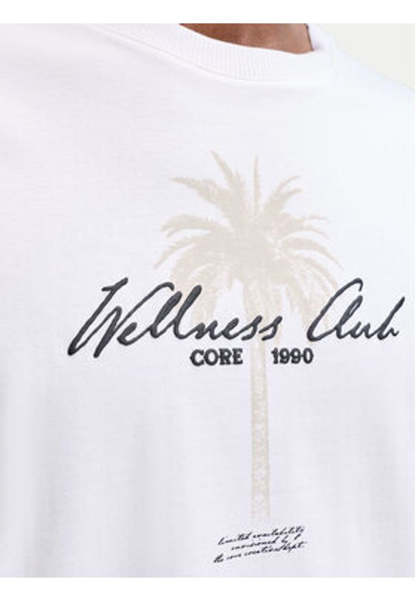 Jack & Jones T-Shirt Eterna 12295526 Biały Regular Fit. Kolor: biały. Materiał: bawełna