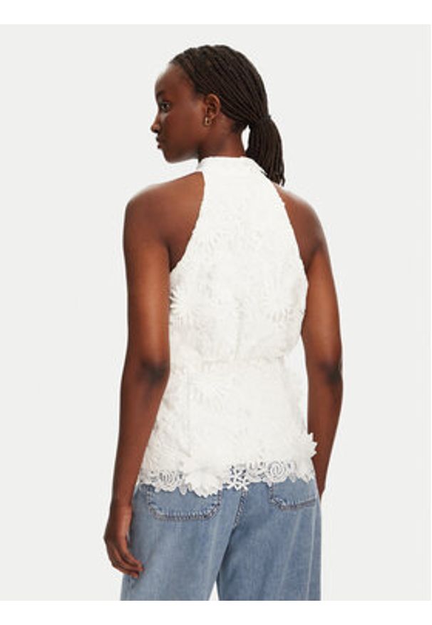 BARDOT Bluzka Remy Sleeveless 59846TB Biały Regular Fit. Kolor: biały. Materiał: syntetyk