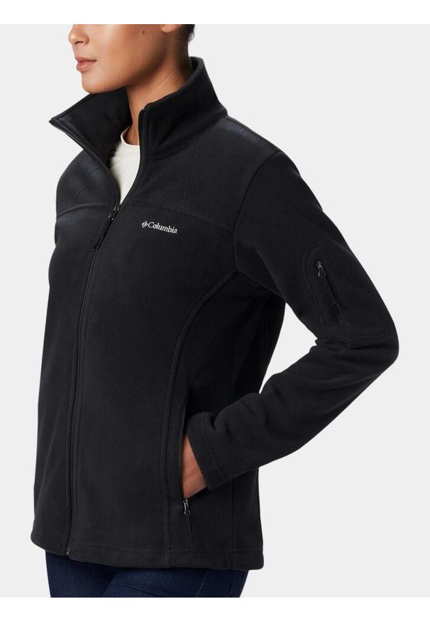 columbia - Bluza polarowa turystyczna damska Columbia Fast Trek II. Kolor: czarny. Materiał: polar. Sport: turystyka piesza