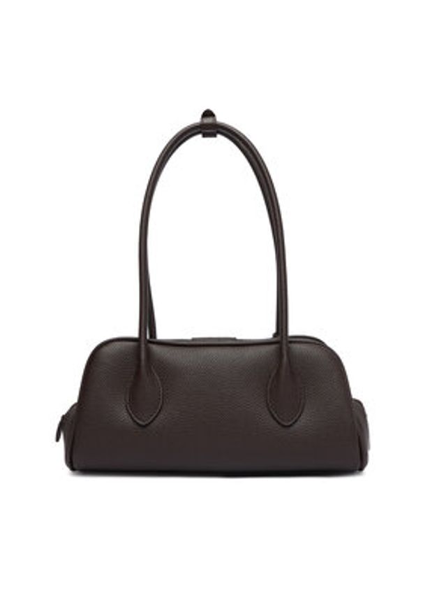 Calvin Klein Torebka Emblem Trio Pebble LV04F3743G Brązowy. Kolor: brązowy. Materiał: skórzane