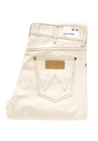 Wrangler - WRANGLER SPODNIE MĘSKIE SLIDER NATURAL SAND W18RUQ24U. Wzór: jednolity #3