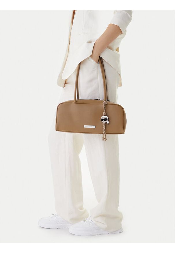 Karl Lagerfeld - KARL LAGERFELD Torebka B1W30005 Brązowy. Kolor: brązowy. Materiał: skórzane