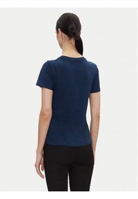 Pepe Jeans T-Shirt Rosalind PL506034 Granatowy Regular Fit. Kolor: niebieski. Materiał: bawełna #4