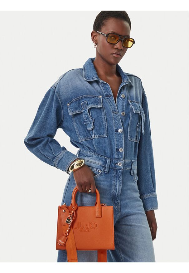 Liu Jo Torebka AA6150 ES029 Pomarańczowy. Kolor: pomarańczowy. Materiał: skórzane