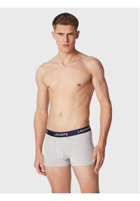 Lacoste Komplet 3 par bokserek 5H3389 Szary. Kolor: szary. Materiał: bawełna #3