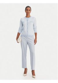 Morgan Kardigan 261-MIRES Błękitny Slim Fit. Kolor: niebieski. Materiał: syntetyk #3