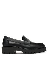 Marc O'Polo Loafersy SS2M3011 Czarny. Kolor: czarny. Materiał: skóra