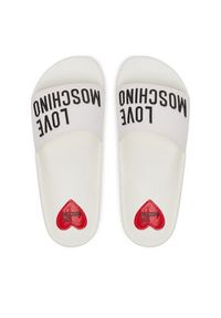 Love Moschino - LOVE MOSCHINO Klapki JA28052G0MI14100 Biały. Kolor: biały. Materiał: syntetyk #4