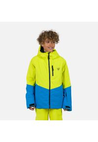 Kurtka narciarska dziecięca Rossignol Wispile. Kolor: zielony. Sezon: zima. Sport: narciarstwo #1