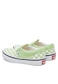 Vans Tenisówki Classic Slip-On VN000D0JE2Y1 Zielony. Zapięcie: bez zapięcia. Kolor: zielony. Materiał: materiał #2