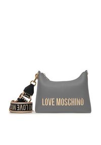 Love Moschino - LOVE MOSCHINO Wymienny pasek do torebki JC6403PP1LLI210A Czarny. Kolor: czarny. Materiał: materiał