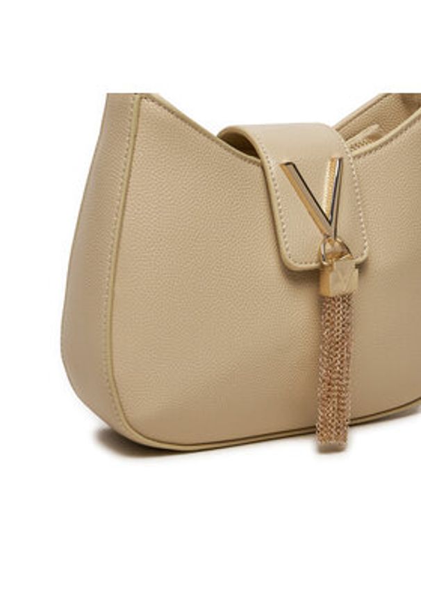 VALENTINO - Valentino Torebka Divina VBS1R417G Beżowy. Kolor: beżowy. Materiał: skórzane