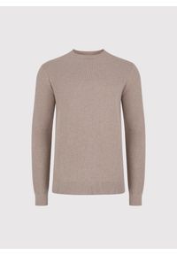 Pako Lorente - PAKO LORENTE - Sweter męski w kolorze beżowym. Kolor: beżowy. Materiał: wełna, bawełna. Sezon: jesień #4