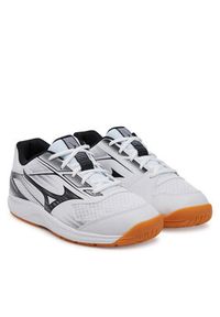 Mizuno Buty halowe Cyclone Speed 5 V1GA2580 Biały. Kolor: biały. Materiał: materiał