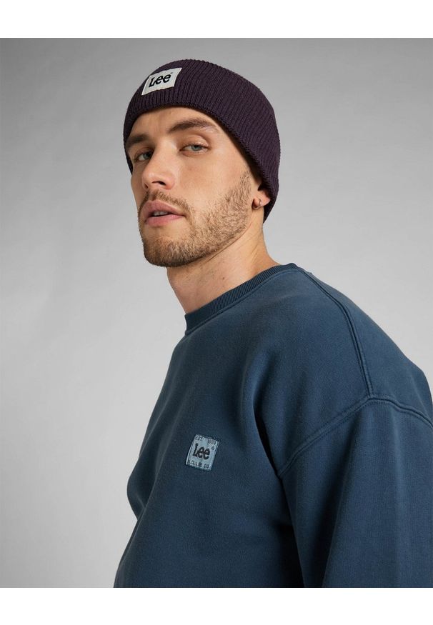 Lee - LEE BEANIE MĘSKA CZAPKA ZIMOWA VELVET LP514774 112320592. Sezon: zima