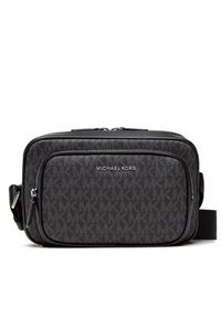 MICHAEL Michael Kors Saszetka Hudson 33U2LHDC2B Czarny. Kolor: czarny. Materiał: skóra