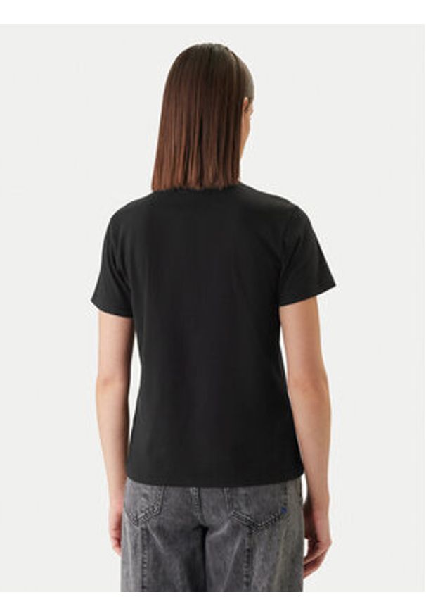 Hugo - HUGO T-Shirt Damacia_7 50561233 Czarny Regular Fit. Kolor: czarny. Materiał: bawełna