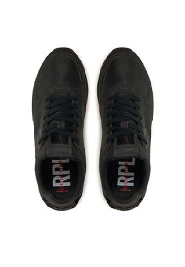 Replay - REPLAY Sneakersy Arthur Street Lace-Up Sneakers GMS68.000.C0089S Czarny. Kolor: czarny. Materiał: materiał