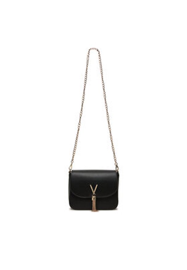 VALENTINO - Valentino Torebka Divina VBS1R404G Czarny. Kolor: czarny. Materiał: skórzane