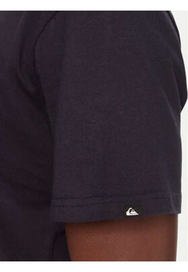 Quiksilver T-Shirt Ev Comp Logo EQYZT08182 Granatowy Regular Fit. Kolor: niebieski. Materiał: bawełna