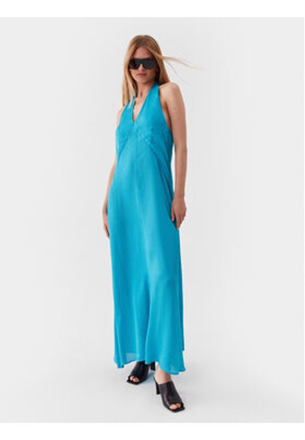 Herskind Sukienka codzienna Camille 4809953 Niebieski Regular Fit. Okazja: na co dzień. Kolor: niebieski. Materiał: wiskoza. Typ sukienki: proste. Styl: casual