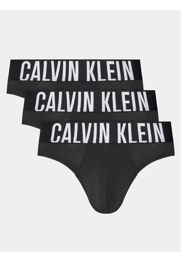 Calvin Klein Underwear Komplet 3 par slipów 000NB3607A Czarny. Kolor: czarny. Materiał: bawełna