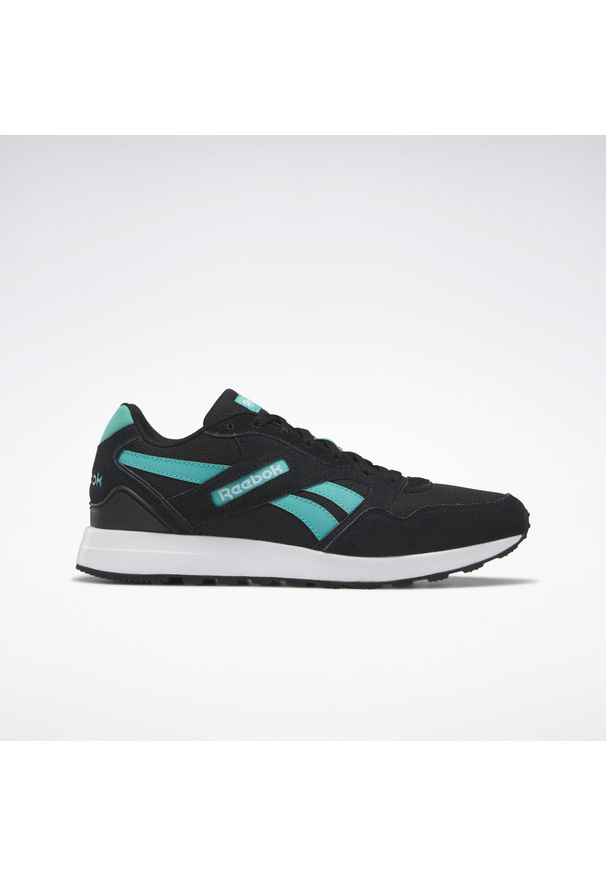 Buty do chodzenia męskie Reebok GL1000. Zapięcie: sznurówki. Kolor: czarny, szary, niebieski, wielokolorowy. Materiał: materiał. Szerokość cholewki: normalna. Sport: turystyka piesza