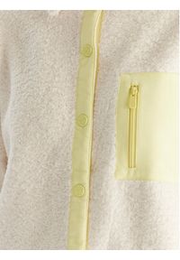 Roxy Polar Chloe Kim Polar Shacket ERJPF03231 Écru Regular Fit. Materiał: syntetyk #4