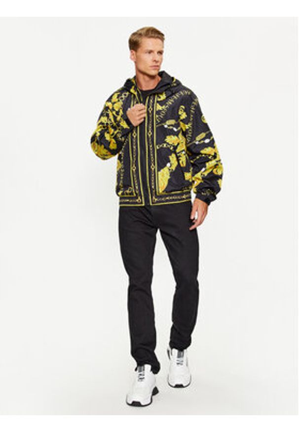 Versace Jeans Couture Kurtka przejściowa 75GASD05 Czarny Regular Fit. Kolor: czarny. Materiał: syntetyk