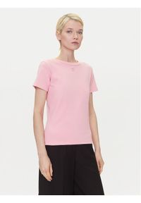 Hugo - HUGO T-Shirt Deloris 50512002 Czerwony Regular Fit. Kolor: czerwony. Materiał: bawełna