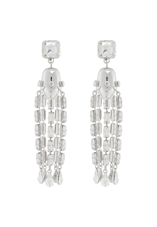 Weekend Max Mara Klipsy Callas 2525756095650 Srebrny. Materiał: metalowe. Kolor: srebrny